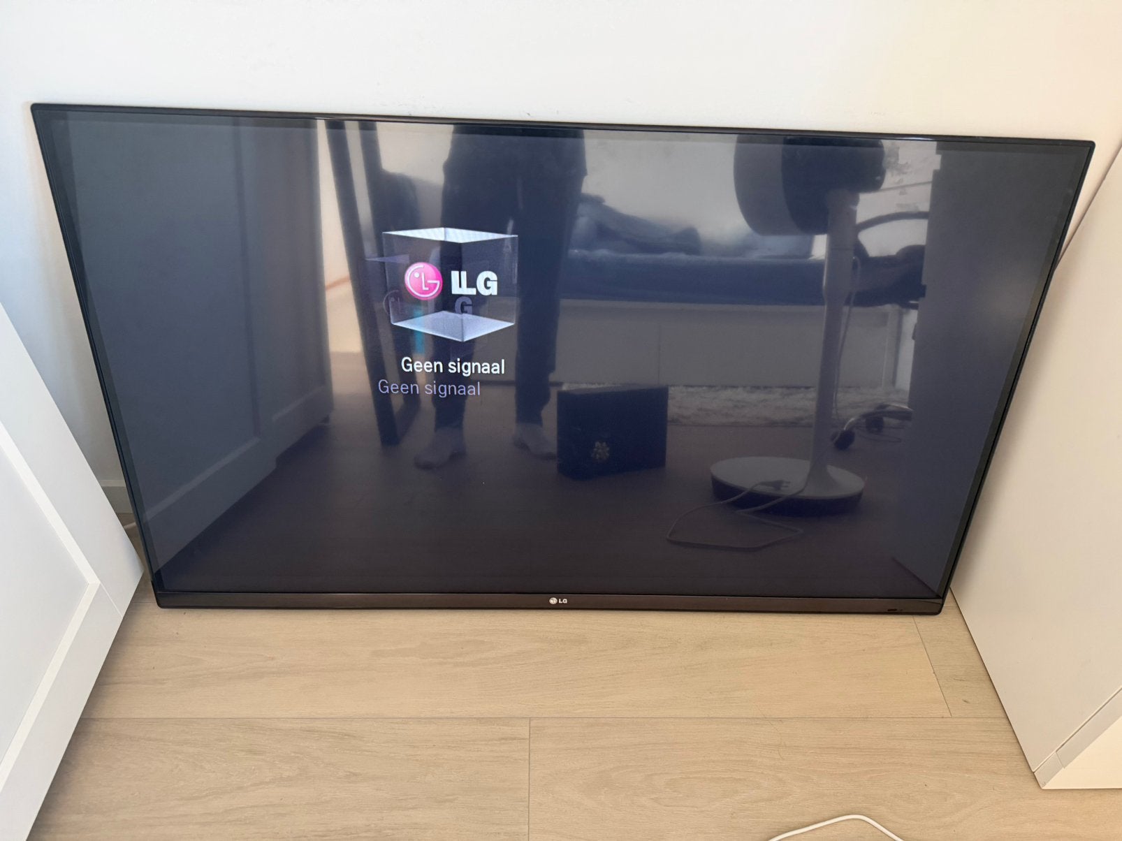 Lg 55 inch + muurbeugel incl google tv, Ophalen, 50 Hz, 100 cm of meer, Full HD (1080p)