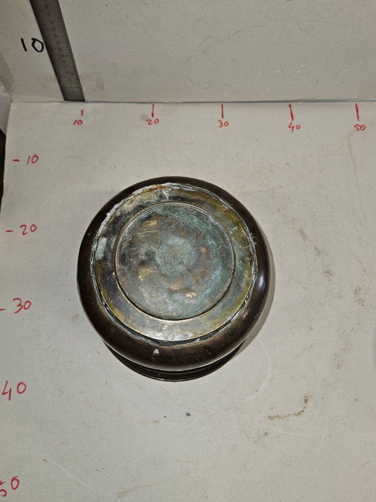 Antieke Koperen Pot met Sierlijke Versieringen, Antiek en Kunst, Antiek | Koper en Brons, Ophalen of Verzenden, Koper