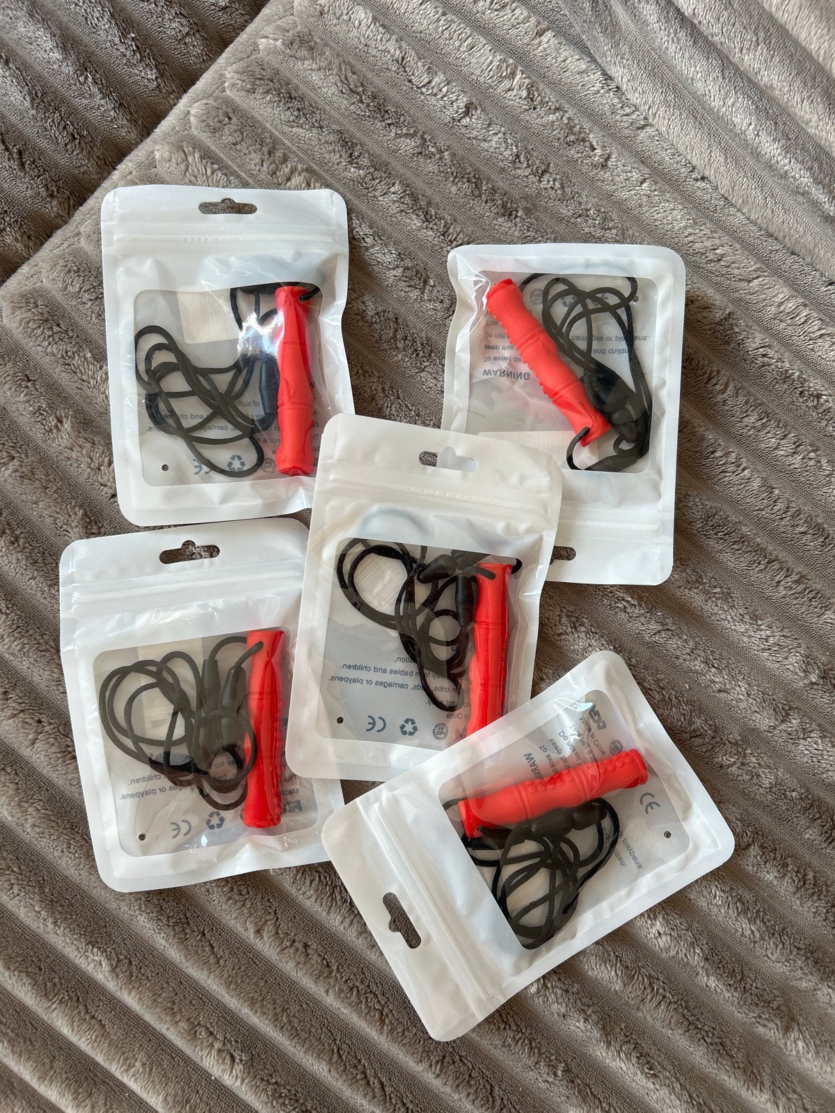 Leegverkoop Bijtkettingen Rode Staafjes - Nieuw!, 2771MG,160, Overige typen, Ophalen of Verzenden, Special ones