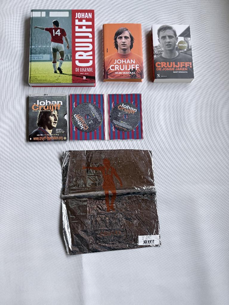 Johan Cruijff boeken + DVD, Boeken, Sportboeken, Ophalen of Verzenden, Zo goed als nieuw, Diverse auteurs, Balsport
