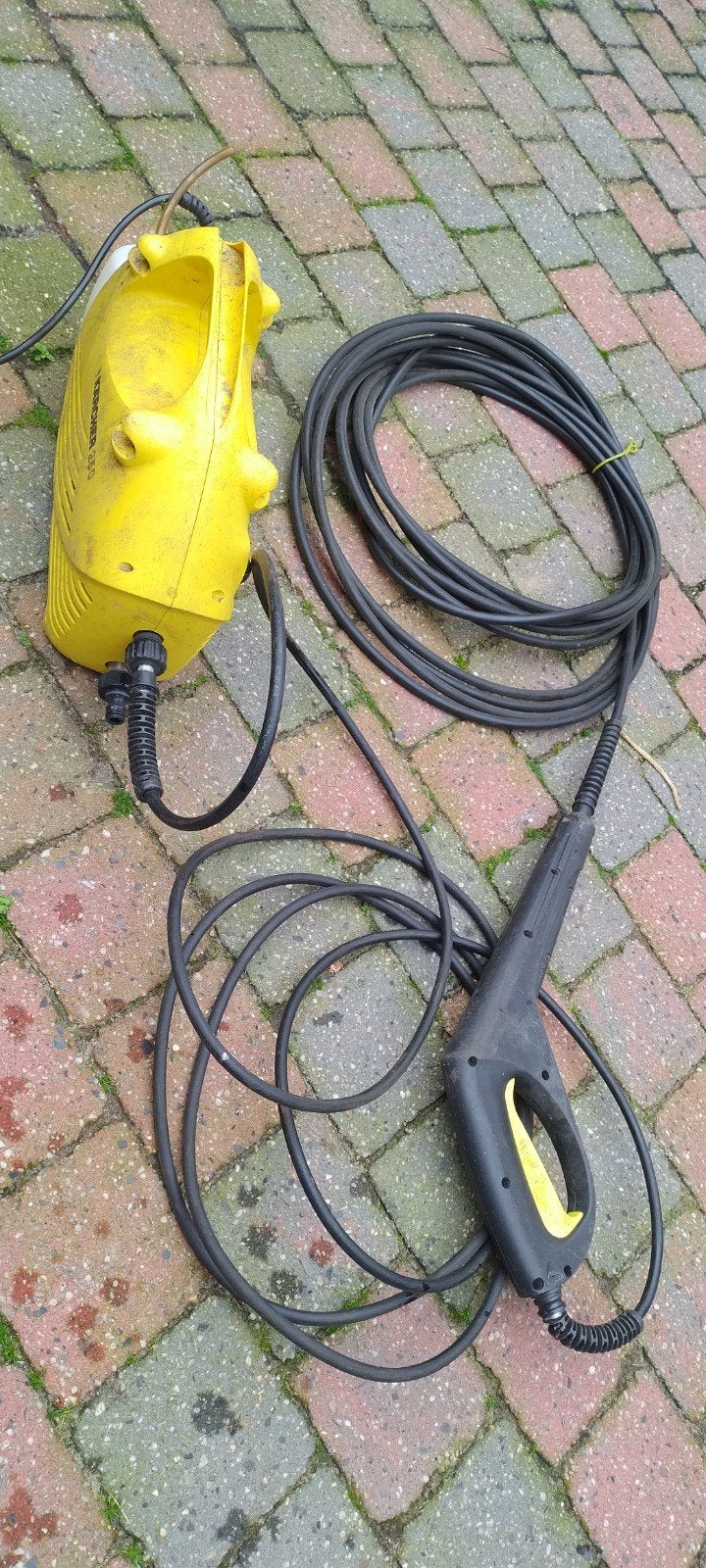 Kärcher 250 hogedrukreiniger met accessoires, Ophalen of Verzenden, Gebruikt, Elektrisch, Kärcher