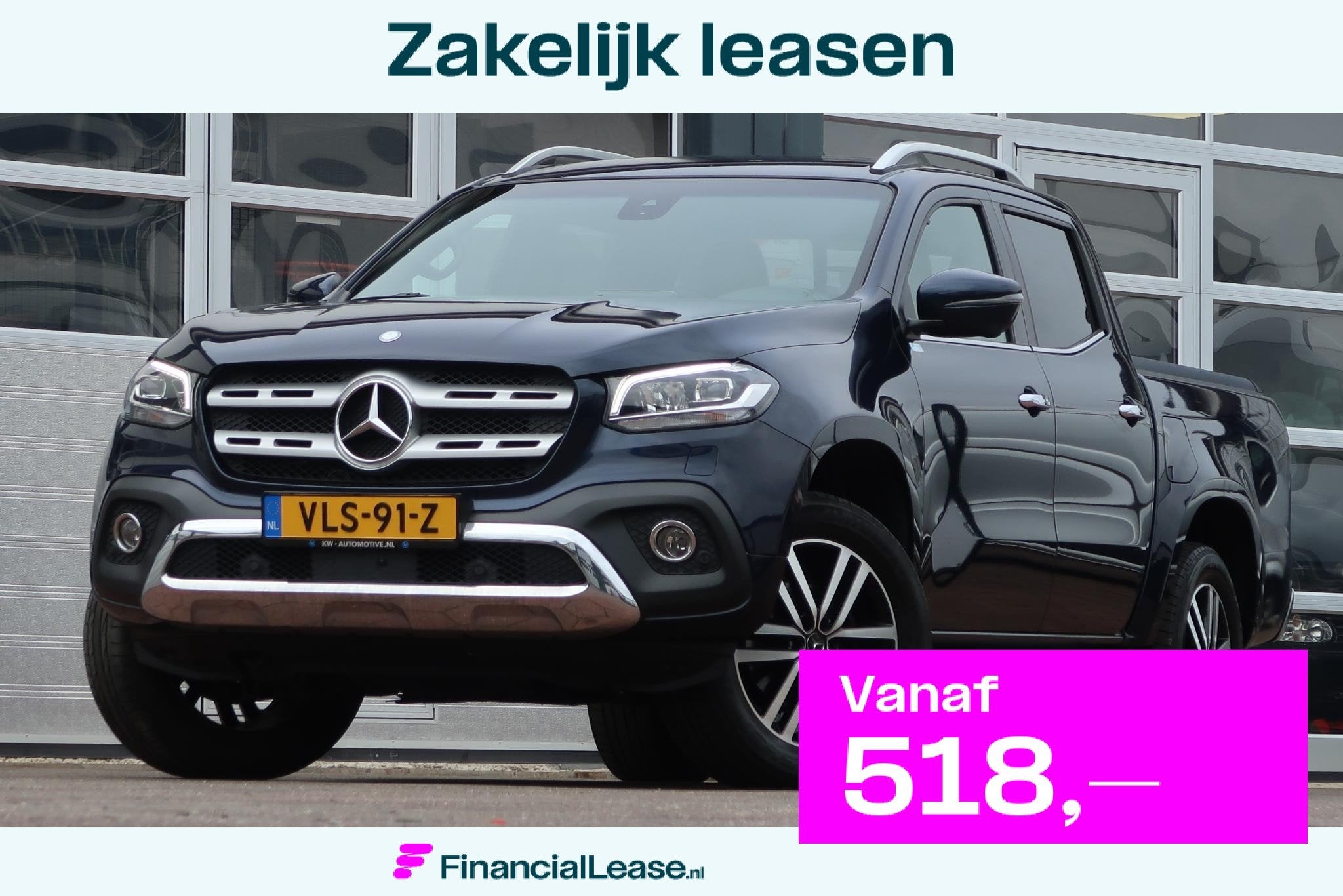 Mercedes-Benz X-klasse 250 d 4-MATIC DC MARGE!/ AUT/ LED/ 36, Gebruikt, Blauw, Automatische klimaatregeling, Leder