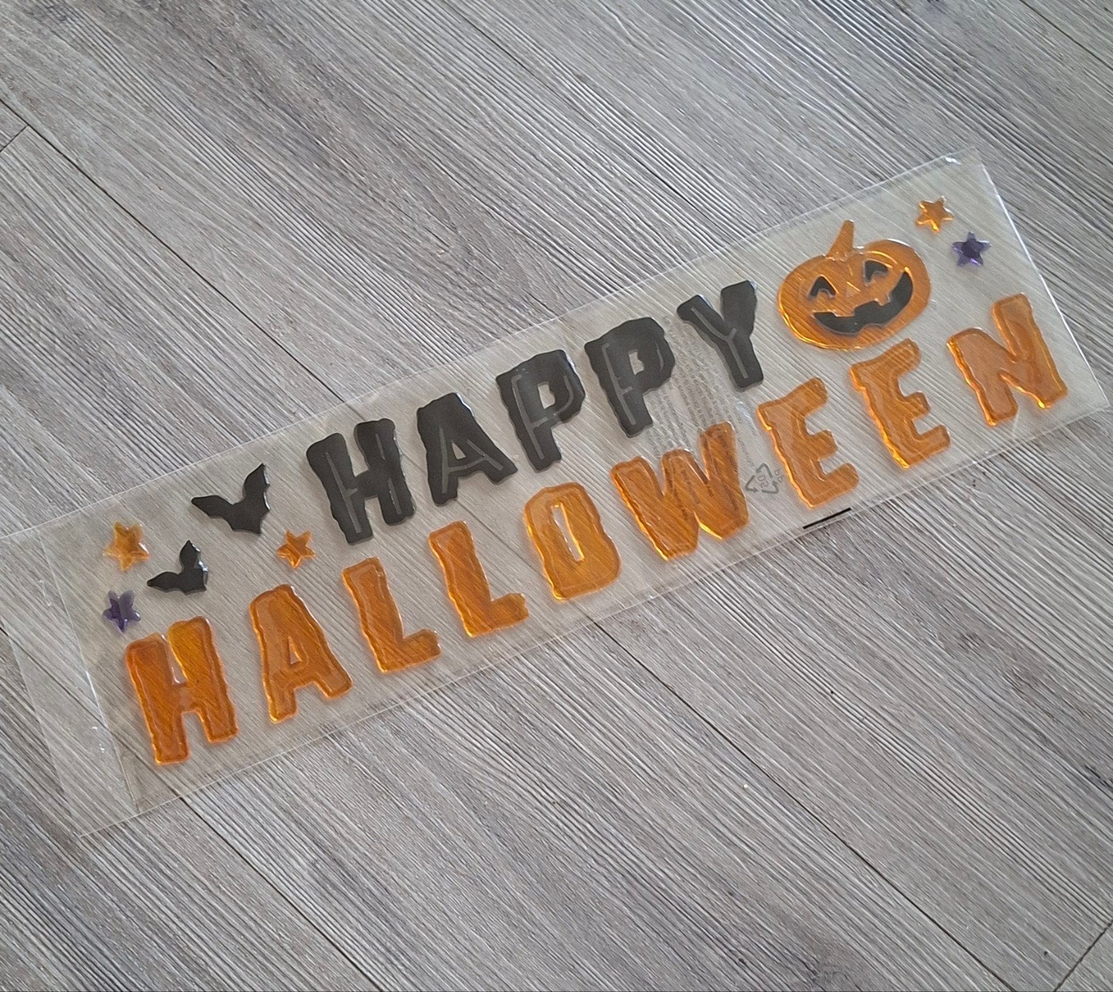 halloween gel raam sticker, Ophalen of Verzenden, Nieuw, Versiering, Halloween of Griezel