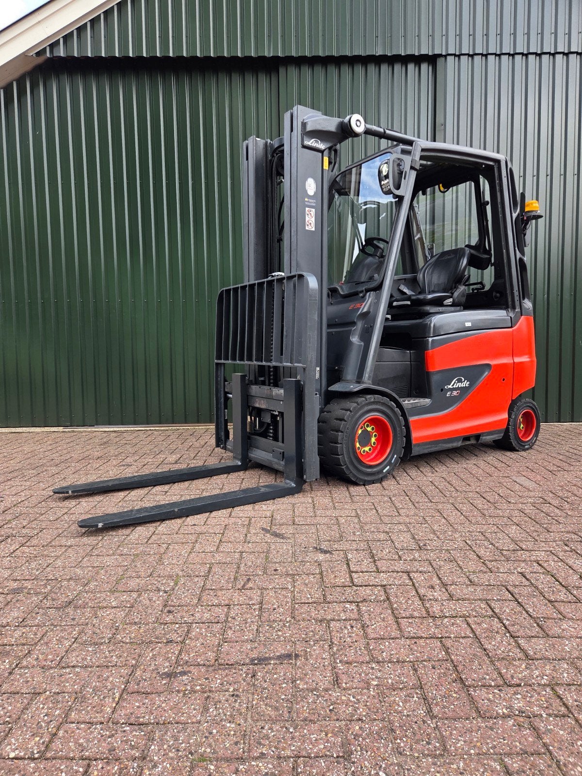 Linde E30H-01 Elektrische Heftruck BJ 2018 Triplex 2100 uur!, Linde, Linde, Heftruck, Ophalen of Verzenden