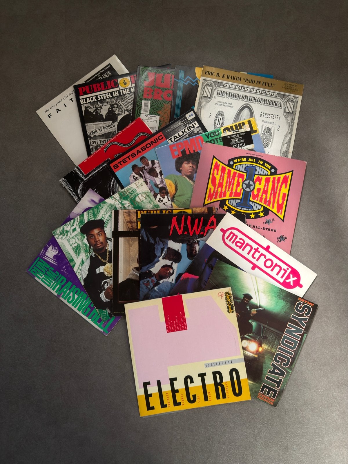 Hiphop vinyl: NWA, RUN DMC, Eric B & Rakim, etc. zeldzaam, Ophalen of Verzenden, Gebruikt