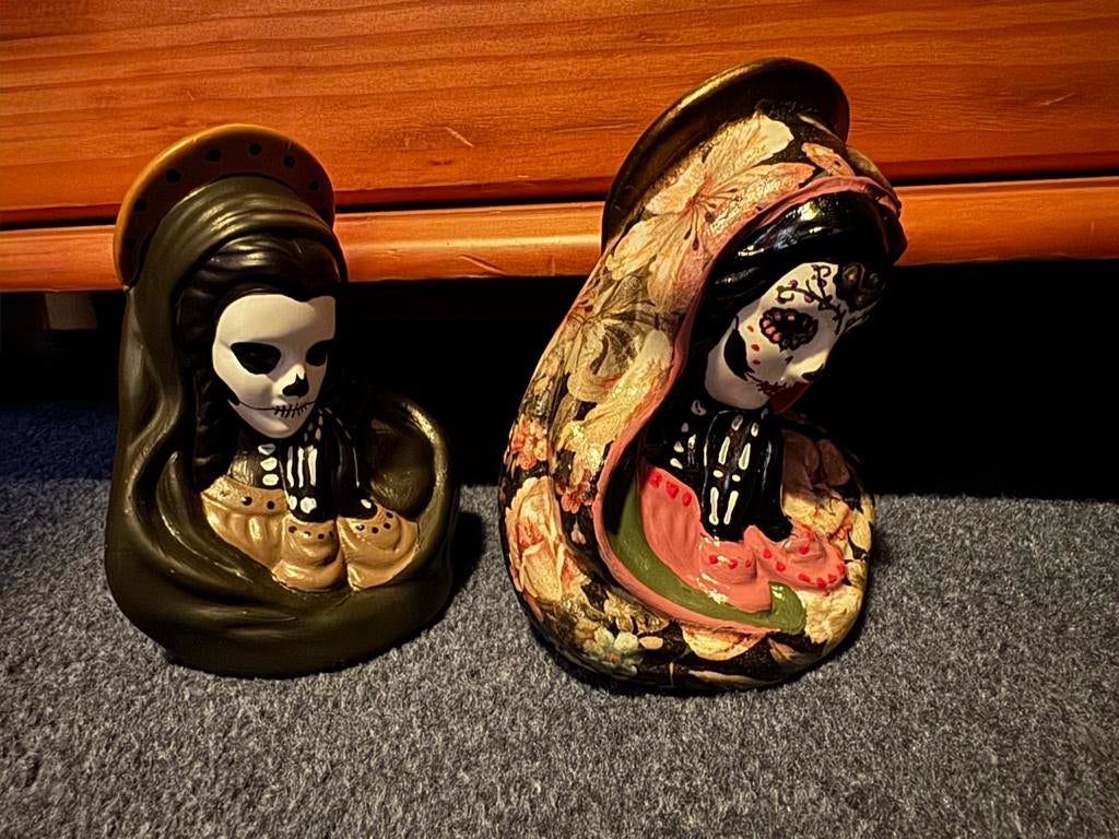 Lot diversen Mexico  Día de los Muertos, Verzamelen, Ophalen of Verzenden, Zo goed als nieuw, Beeld(je), Overige religies