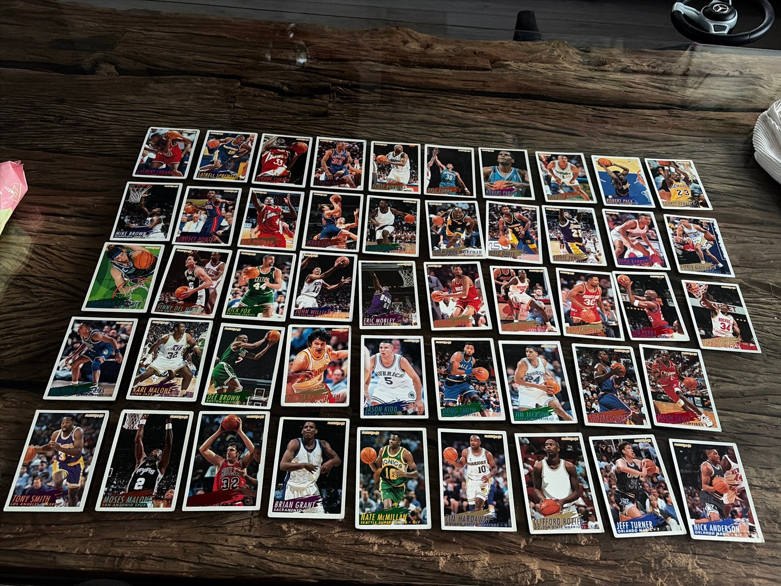 50+ Fleer Basketball Kaarten 94/95 - Vintage Collectie, Ophalen of Verzenden, Gebruikt, Overige sporten, Spelerskaart