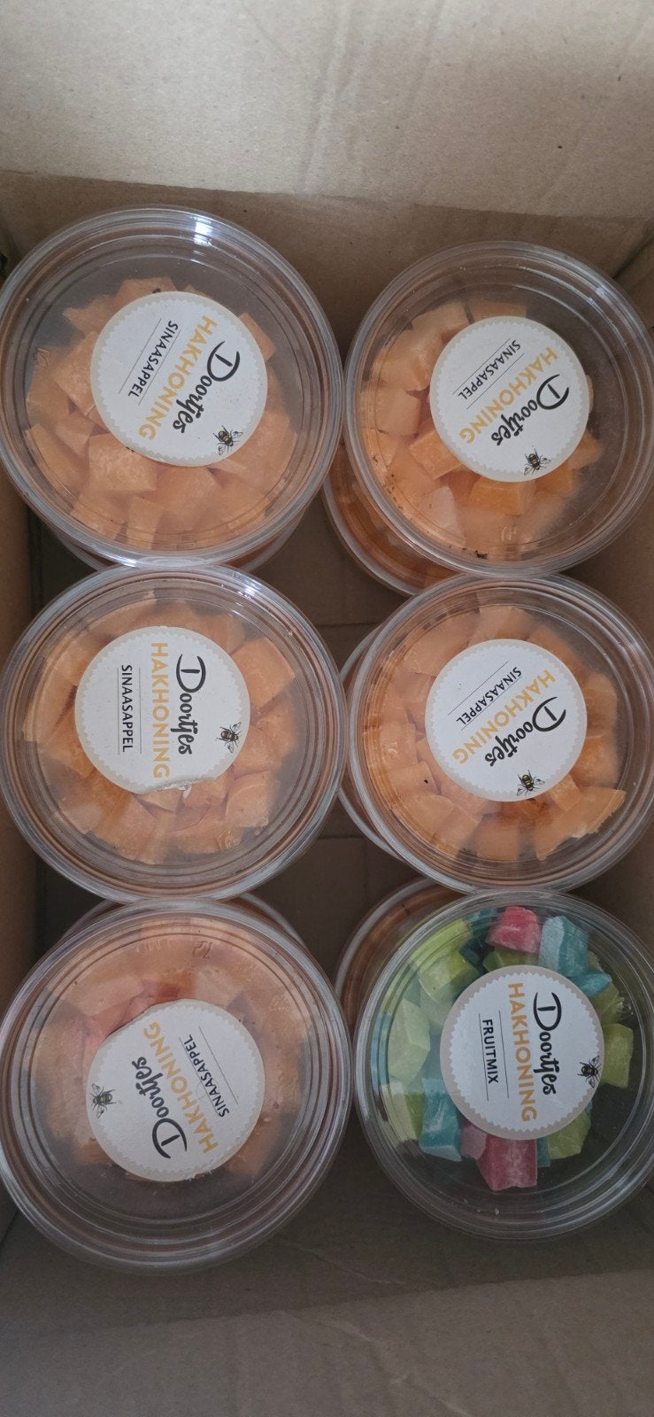 Partij Doortjes Hakhoning – 96 bakjes (8 dozen), Diversen, Levensmiddelen, Ophalen