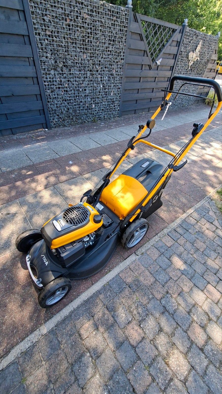 Stiga Combi 53 SEQ Benzine Grasmaaier - Zo goed als nieuw, Ophalen, Cirkelmaaier, Stiga, Zo goed als nieuw