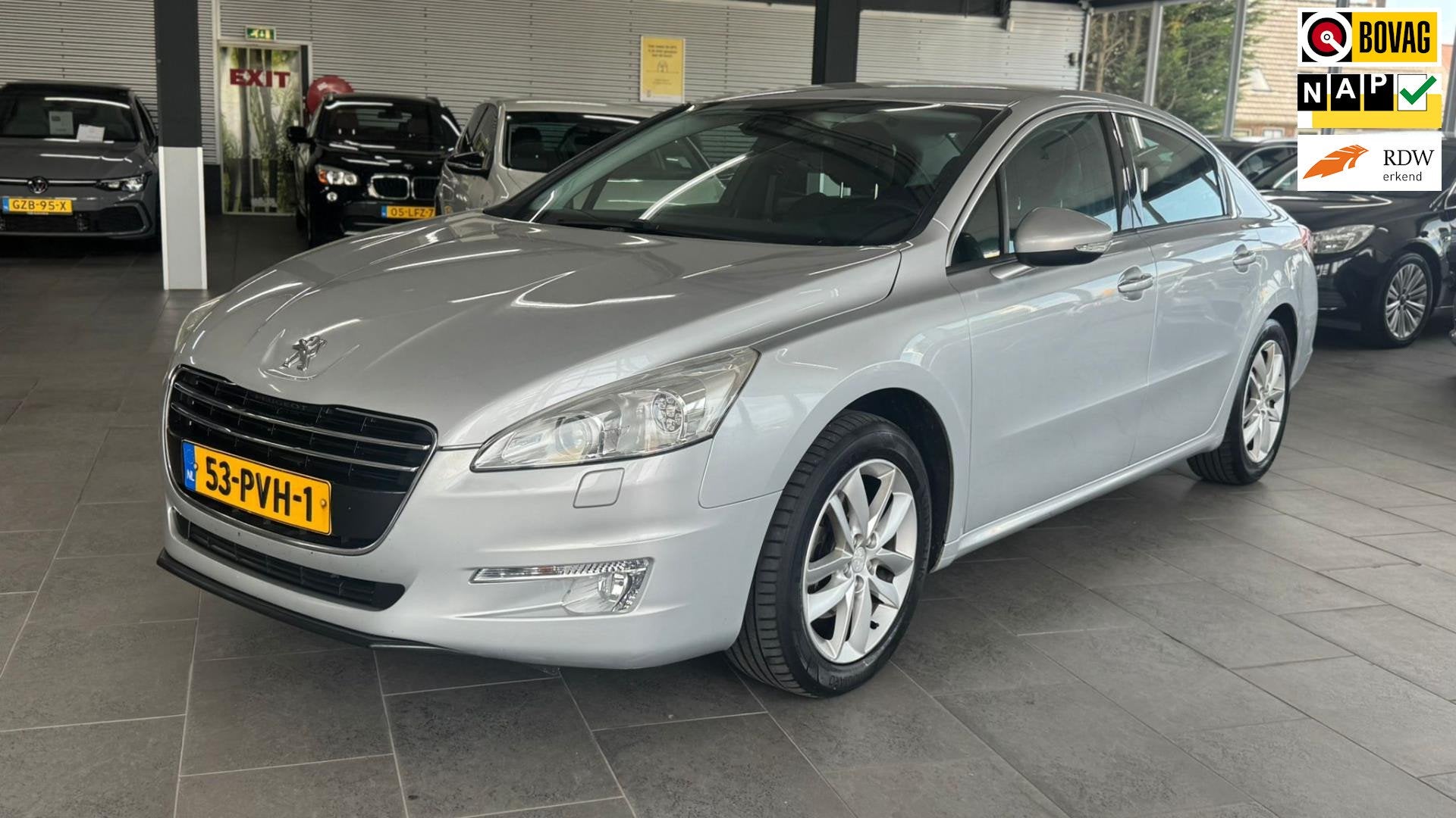 Peugeot 508 1.6 THP Active automaat xenon clima cruise contr, Auto's, Stof, Gebruikt, Bedrijf, Grijs