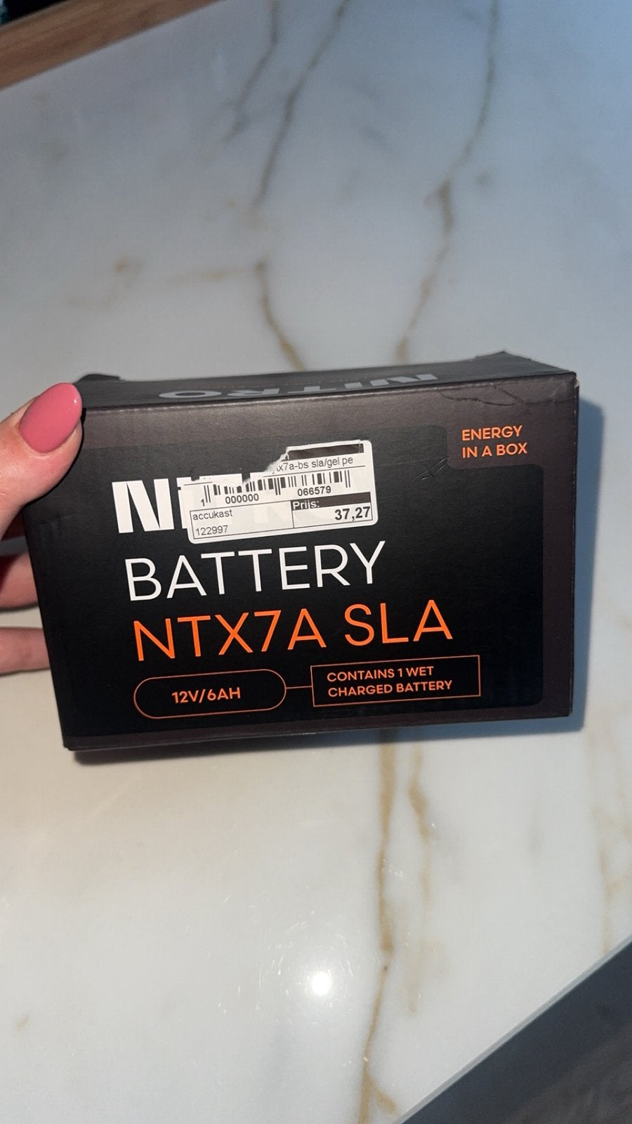 Gloednieuwe Nitro accu NTX7A, Ophalen of Verzenden, Nieuw, Overige typen, Overige merken