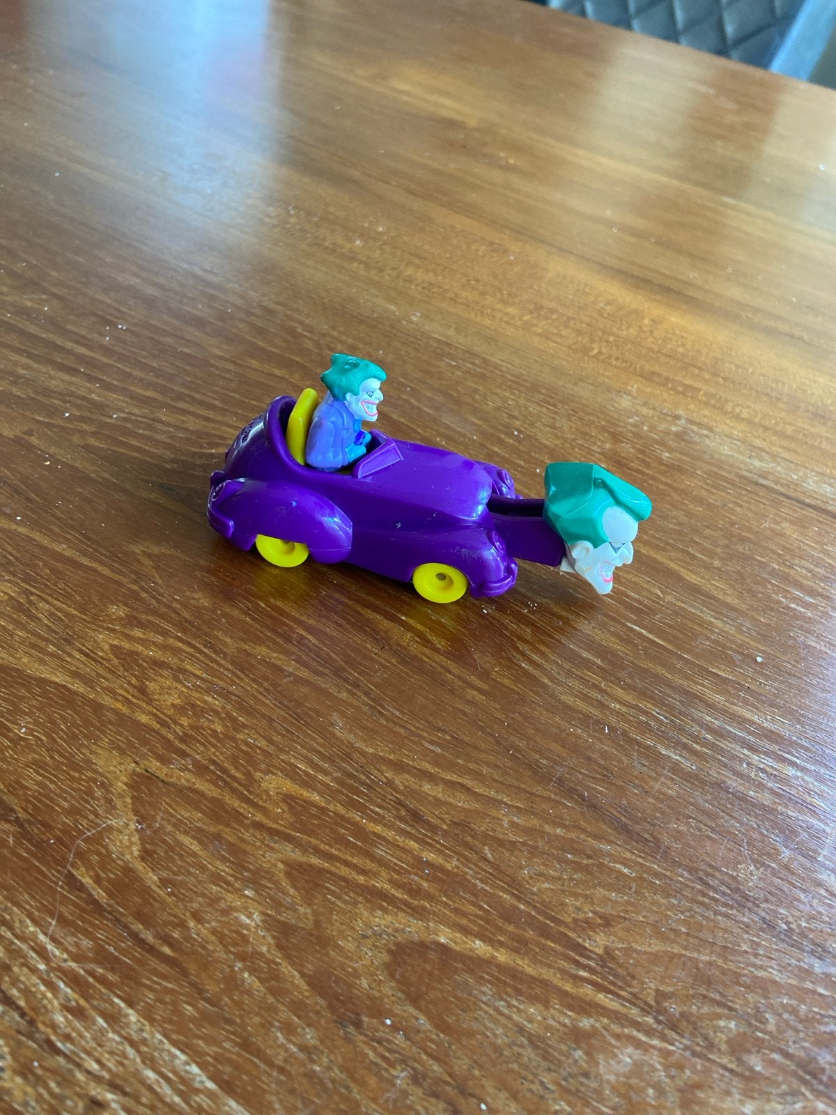 Vintage Joker auto met figuur - McDonald's Happy Meal, Ophalen of Verzenden, Gebruikt