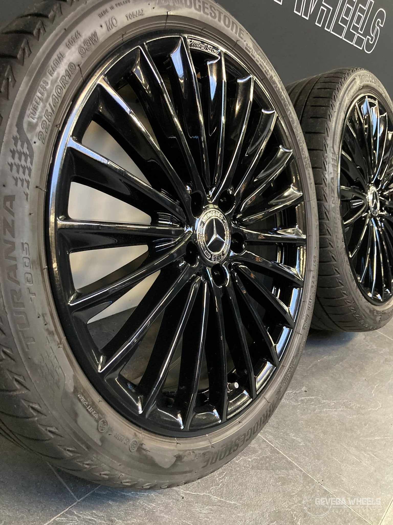 19” originele Mercedes A W177 AMG velgen + banden 5x112 A177, Auto-onderdelen, Banden en Velgen, 19 inch, Gebruikt, -, -