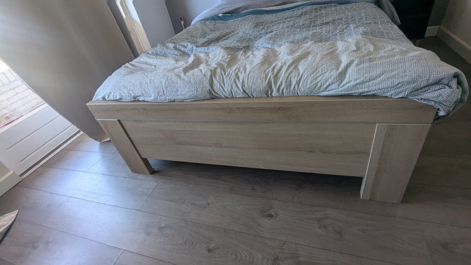Tweepersoonsbed met lattenbodem - Zo goed als nieuw, Overige kleuren, Tweepersoons, Zo goed als nieuw, 200 cm