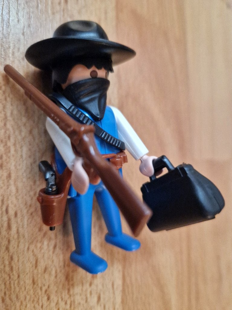 Playmobil 3383 Western bandiet, Complete set, Ophalen of Verzenden, Zo goed als nieuw, Figuren