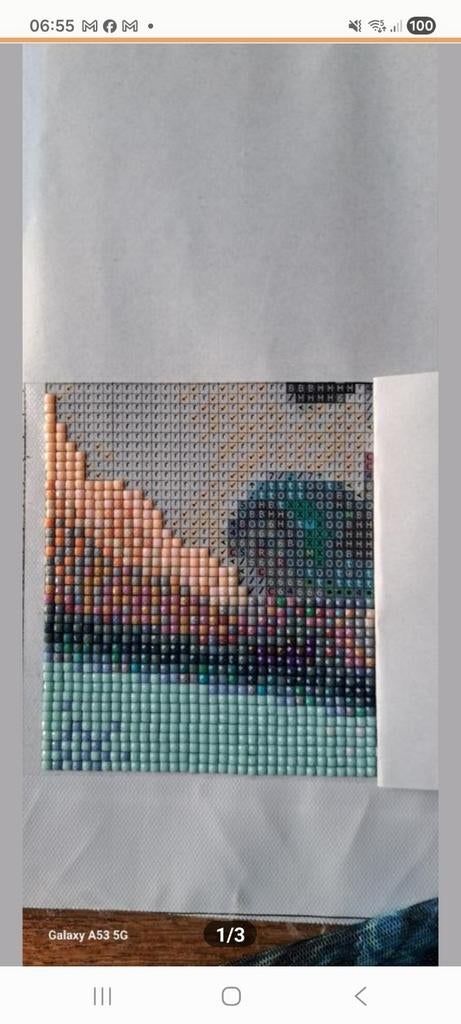 Diamond Painting - hulp gezocht, gedeeltelijk voltooid, Hobby en Vrije tijd, Knutselen, Ophalen of Verzenden, Nieuw, Diamond painting