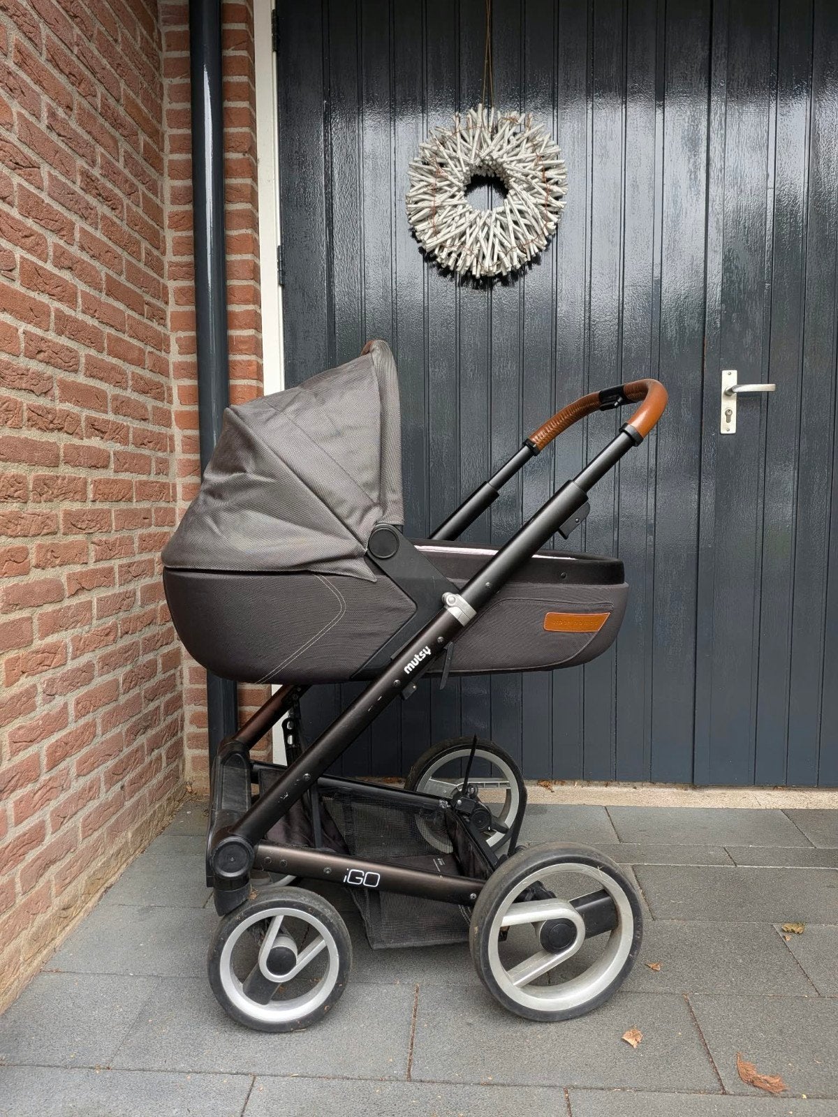 kinderwagen Mutsy grijs,, Ophalen, Gebruikt, Mutsy