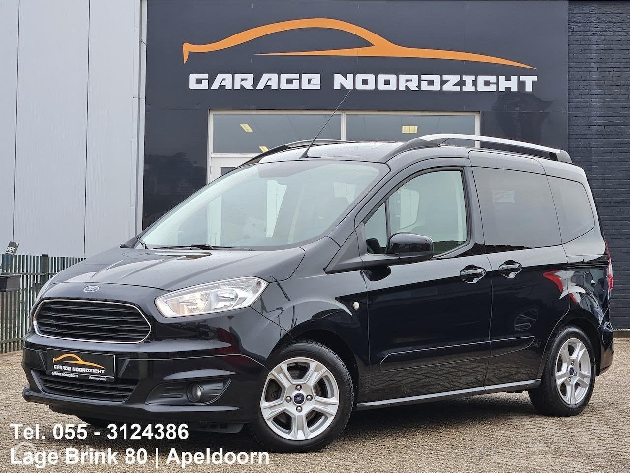 Ford Tourneo Courier 1.0 Titanium, Auto's, 1190 kg, Gebruikt, Zwart, Bedrijf