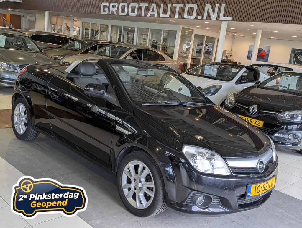 Opel Tigra TwinTop 1.4-16V Sport Stuurbekrachtiging, Auto's, Opel, Voorwielaandrijving, Gebruikt, Zwart, 4 cilinders