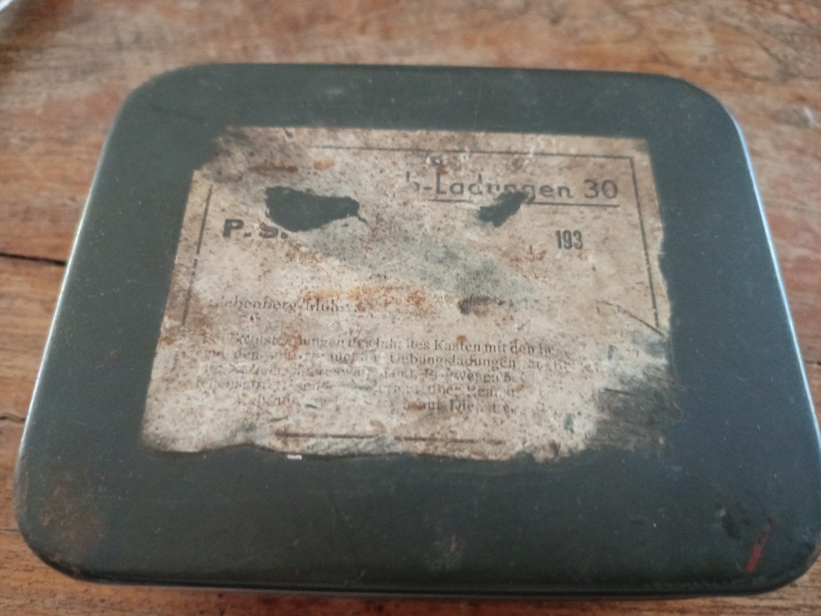 Wehrmacht metalen opbergdoos voor onstekers handgranaten, Ophalen of Verzenden, Duitsland