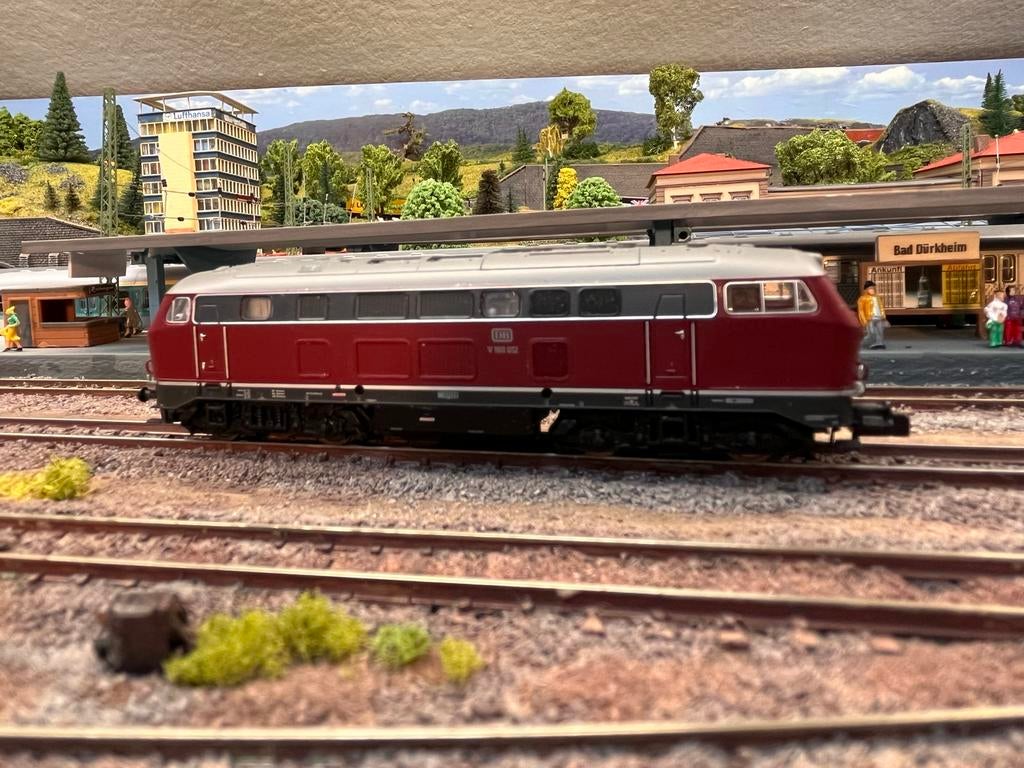 Piko BR216/V160 DB Diesellocomotief digitaal - Gebruikt, Hobby en Vrije tijd, Zo goed als nieuw, Gelijkstroom, Locomotief, Piko