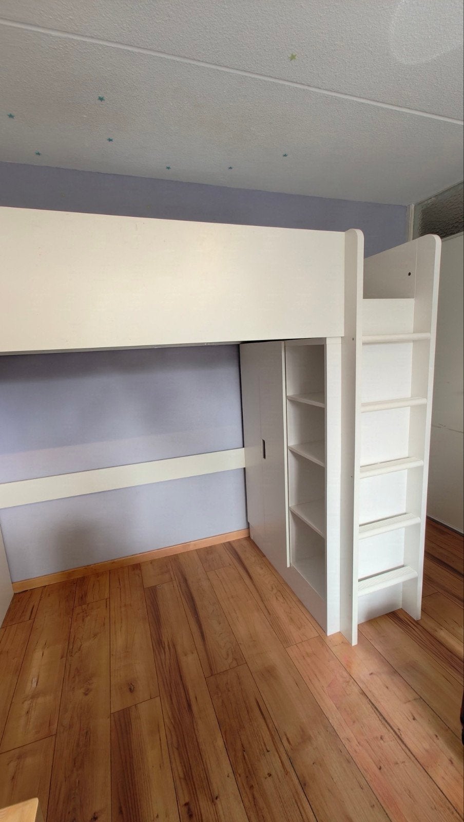 SMÅSTAD - Hoogslaper met kasten 90 x 200, Ophalen, 85 tot 100 cm, Gebruikt, Hoogslaper of Stapelbed