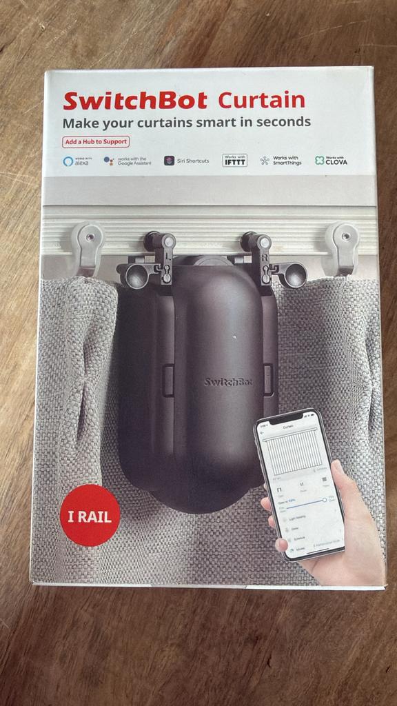 SwitchBot Curtain I Rail - Automatische Gordijnopener, Huis en Inrichting, Stoffering | Gordijnen en Lamellen, Minder dan 50 cm