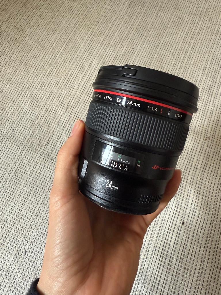 Canon EF 24mm f/1.4L II USM (Prachtige staat!), Audio, Tv en Foto, Fotografie | Lenzen en Objectieven, Ophalen of Verzenden, Zo goed als nieuw