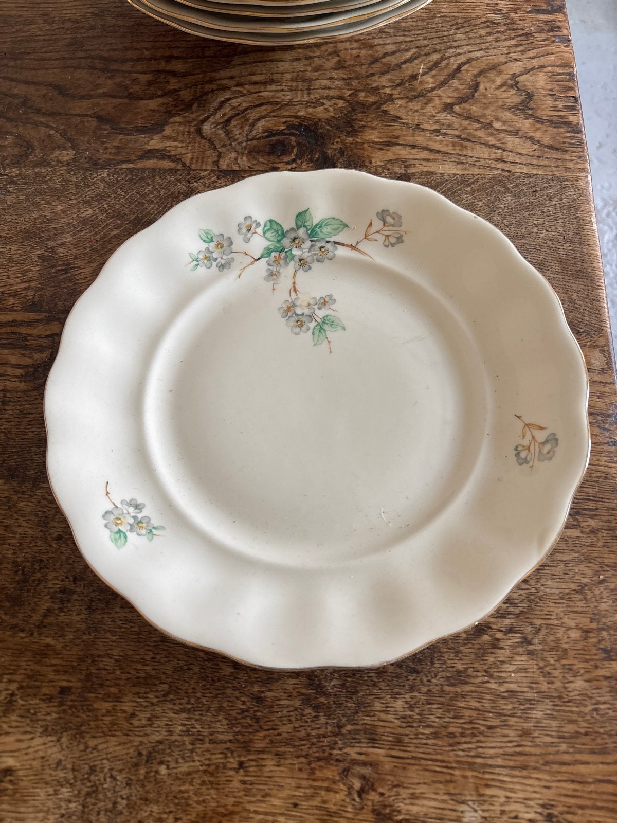 Vintage Koenigszeit borden met bloemmotief, Antiek en Kunst, Antiek | Porselein, Ophalen
