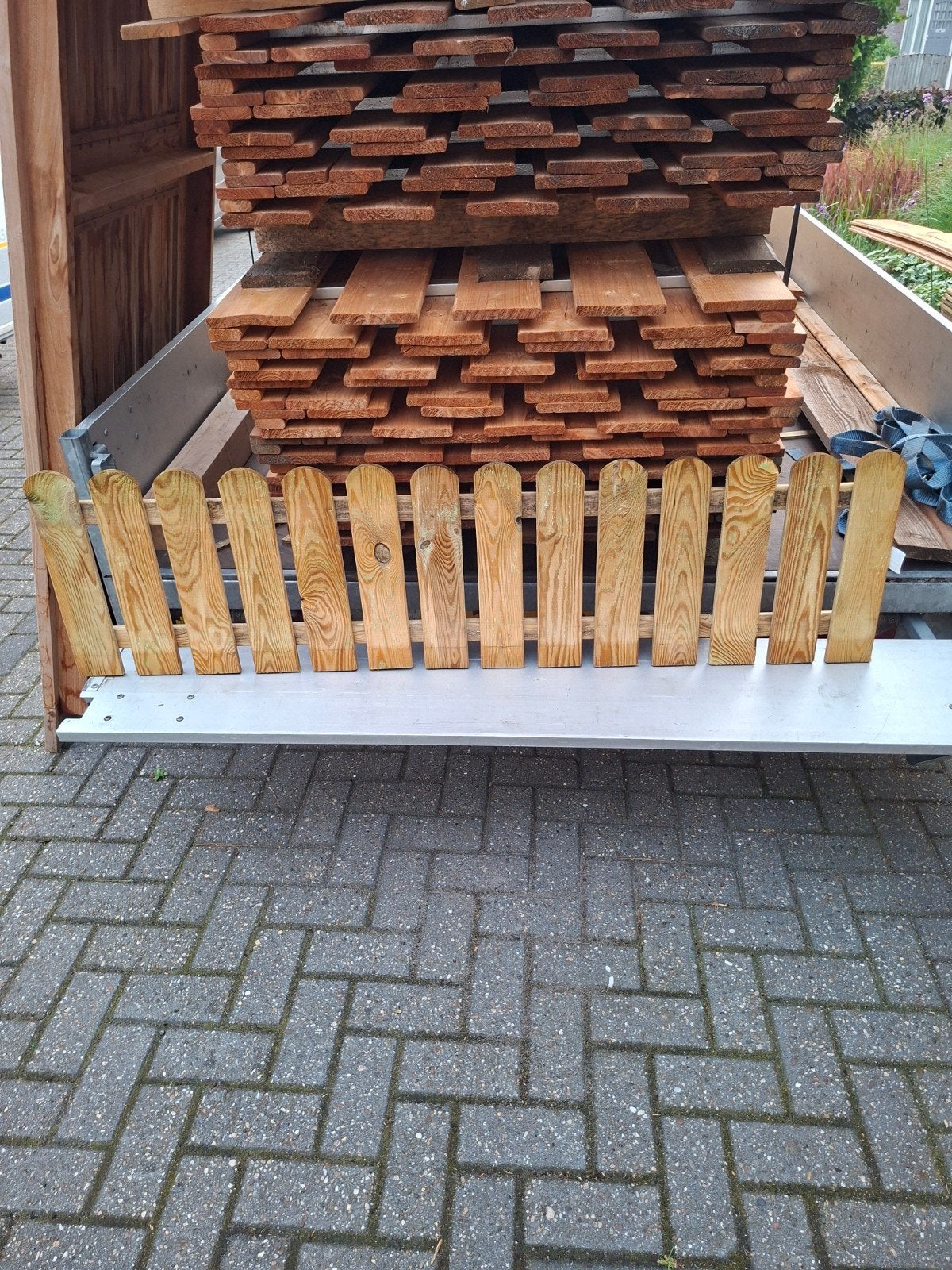 6 Nieuwe Geïmpregneerde Tuinhekjes - 150x40 cm Spotgoedkoop, Ophalen, Nieuw, Hout, Tuinhek