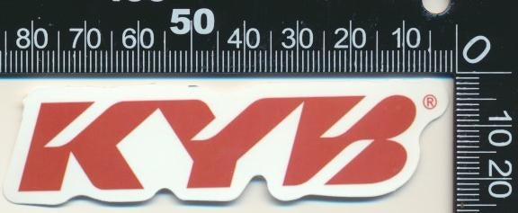 Sticker: Kyb, Ophalen of Verzenden, Zo goed als nieuw, Auto of Motor