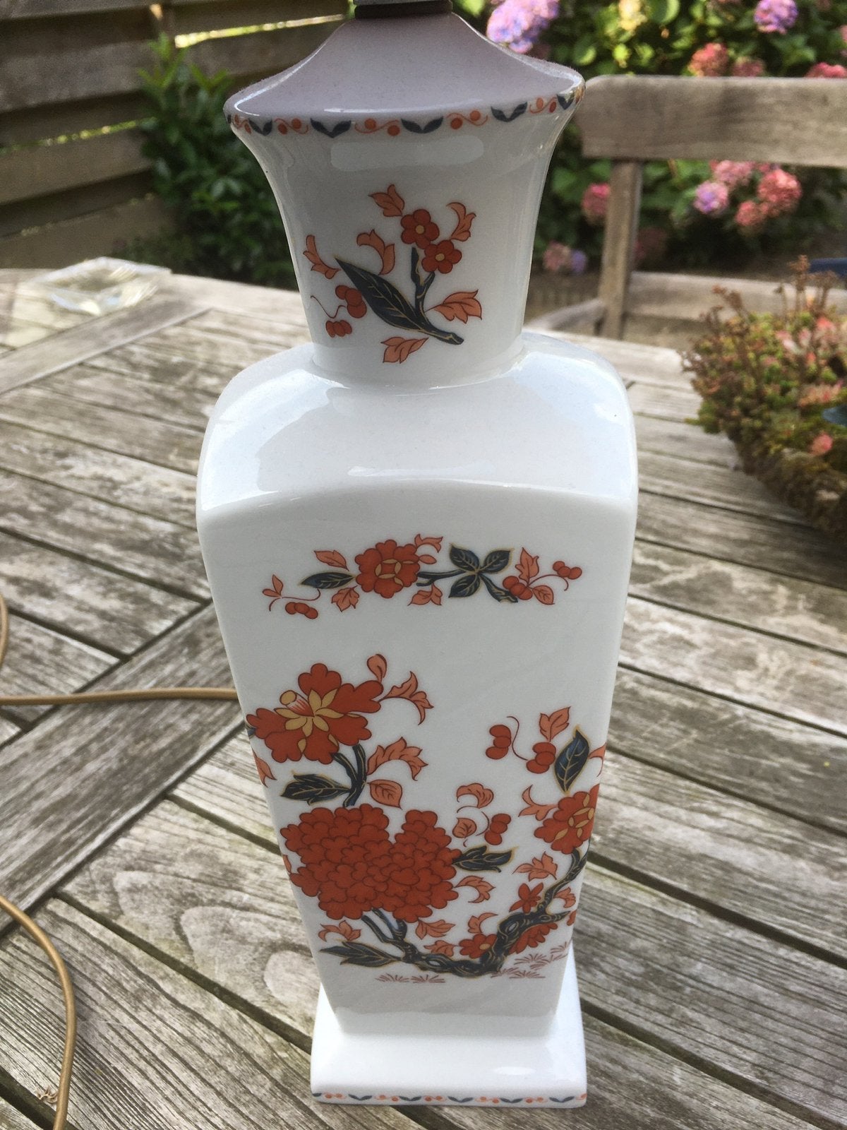 Porcelaine de Paris schemerlamp, Antiek en Kunst, Ophalen
