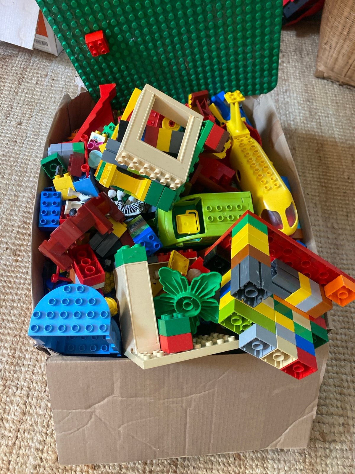 Grote doos Duplo: Kasteel, Dierentuin, Vliegveld & meer!, Kinderen en Baby's, Gebruikt, Inclusief extra onderdelen, Ophalen of Verzenden