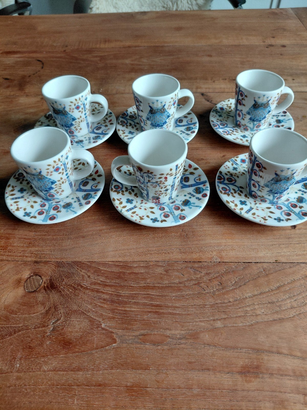 Iittala espresso 6 stuks, Ophalen of Verzenden, Zo goed als nieuw, Overige stijlen, Kop(pen) en/of Schotel(s)