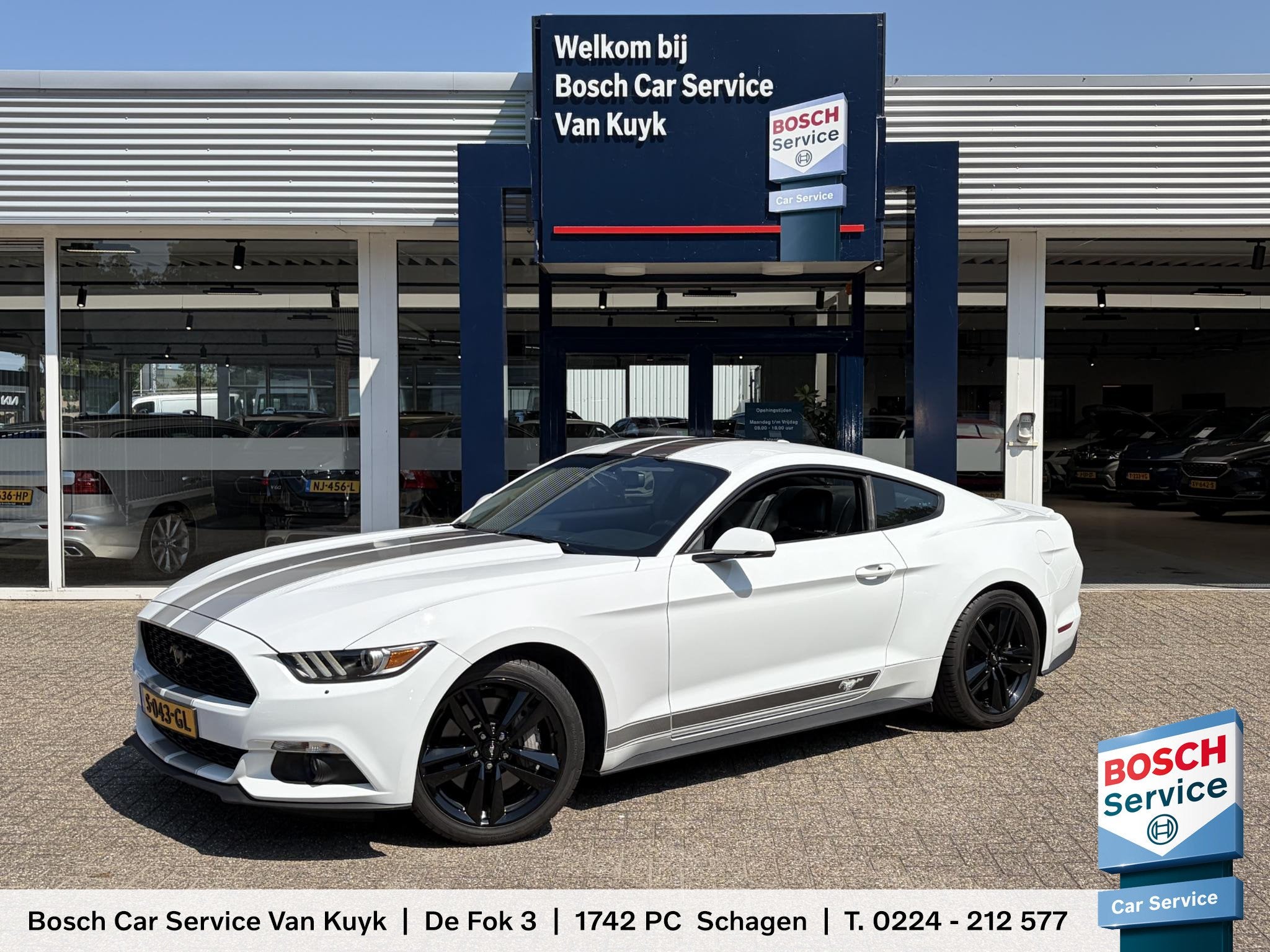 Ford Mustang Fastback 2.3 EcoBoost / 317 PK / Automaat / Rac, Achterwielaandrijving, Gebruikt, Euro 6, 4 stoelen