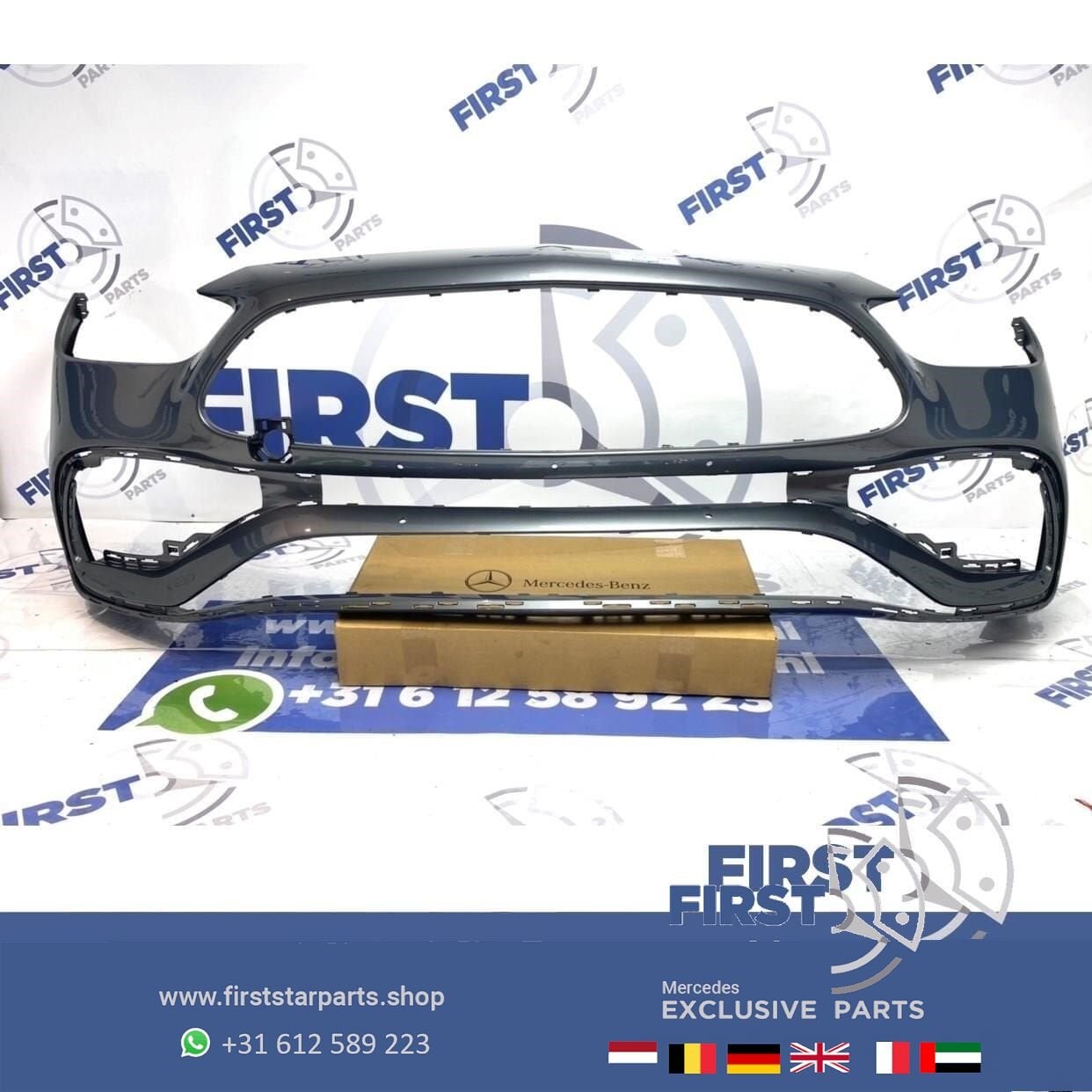 W206 BUMPER AMG VOORBUMPER S206 2021-2024 A2068858401 ZWART
