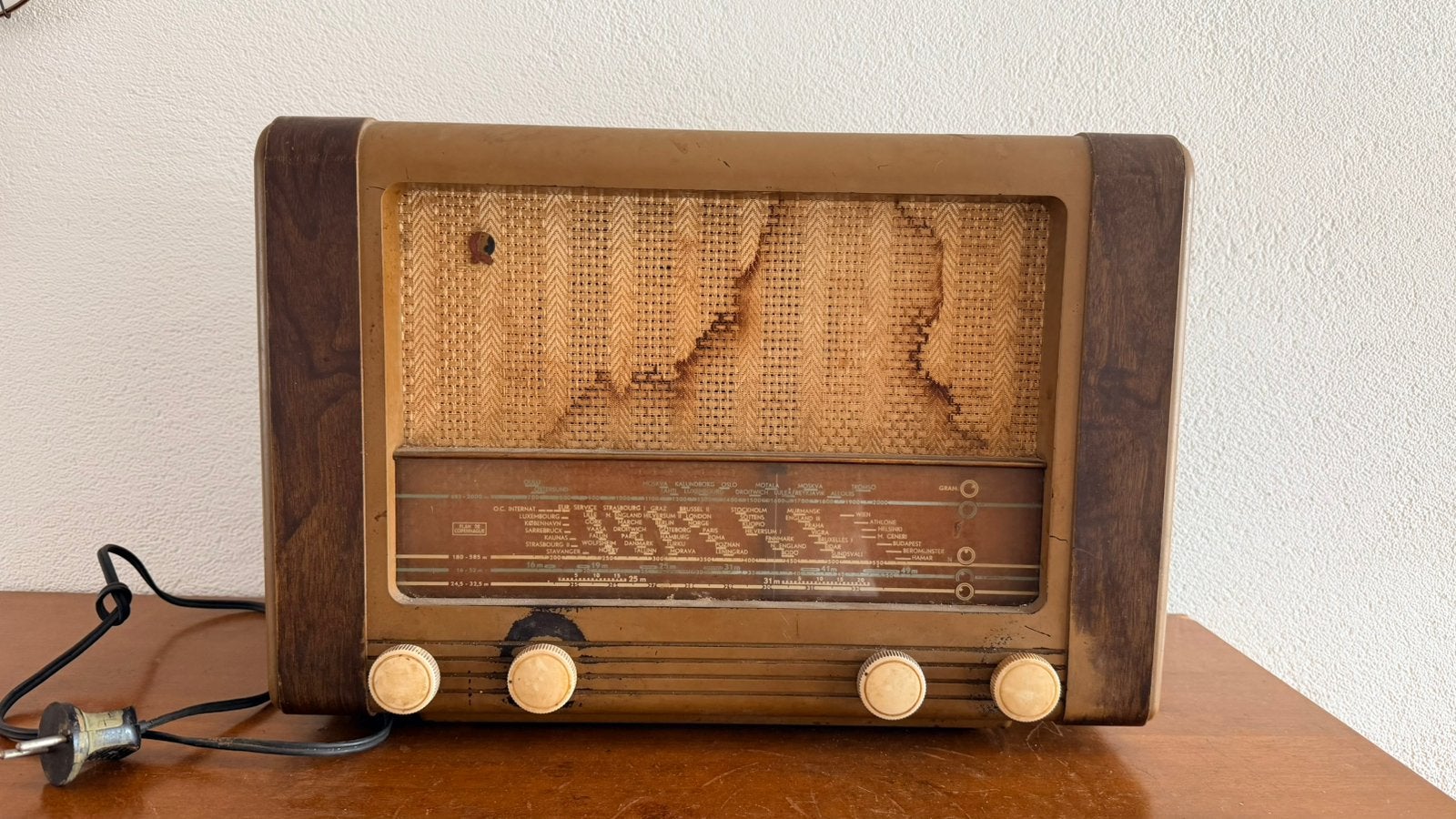 Vintage Philips buizenradio, Ophalen of Verzenden