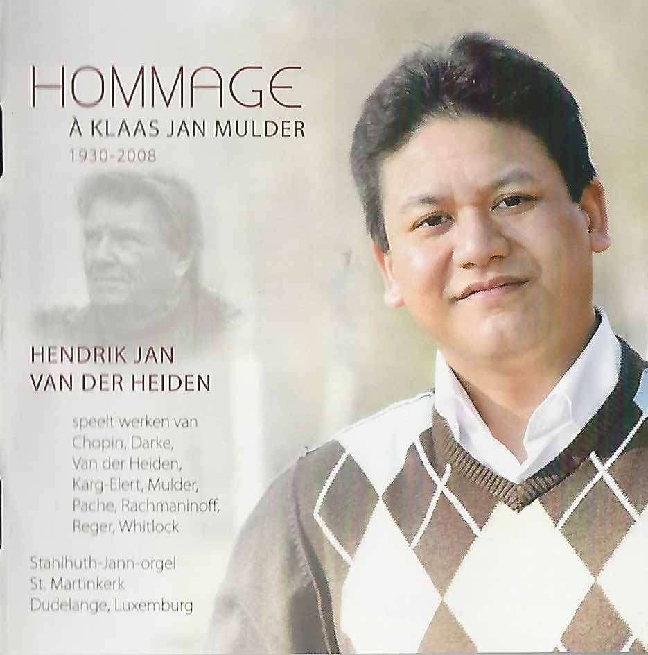 OrgelCD: Hendrik Jan van der Heiden - Hommage Mulder 2, Ophalen of Verzenden, Zo goed als nieuw, Instrumentaal, Orgel
