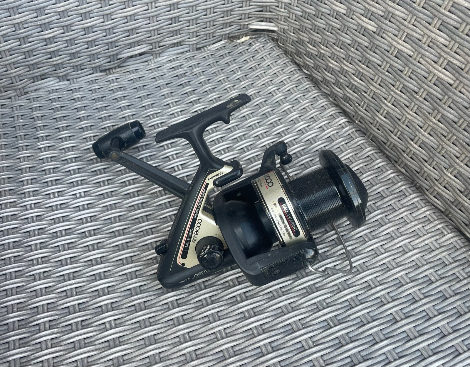Shimano Aerlex GT 8000 molen voor spod hengel, Ophalen of Verzenden, Gebruikt, Molen