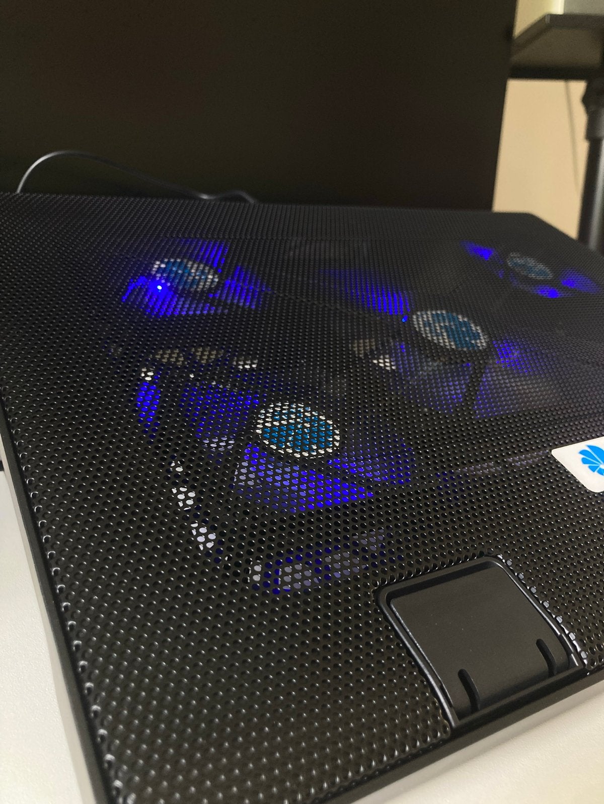 AAB Cooling NC71 Laptop Koeler met 5 Fans en LED Verlichting, Ophalen of Verzenden, Nieuw, In hoogte verstelbaar