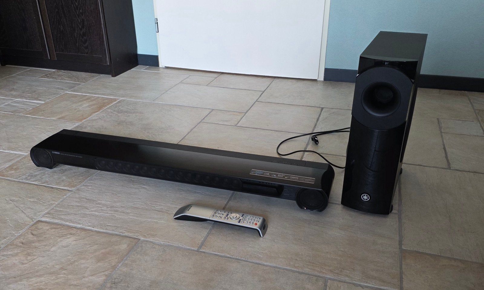 Yamaha YSP-CU3300 Soundbar met Subwoofer, 70 watt of meer, Overige spelers, Ophalen, Overige merken