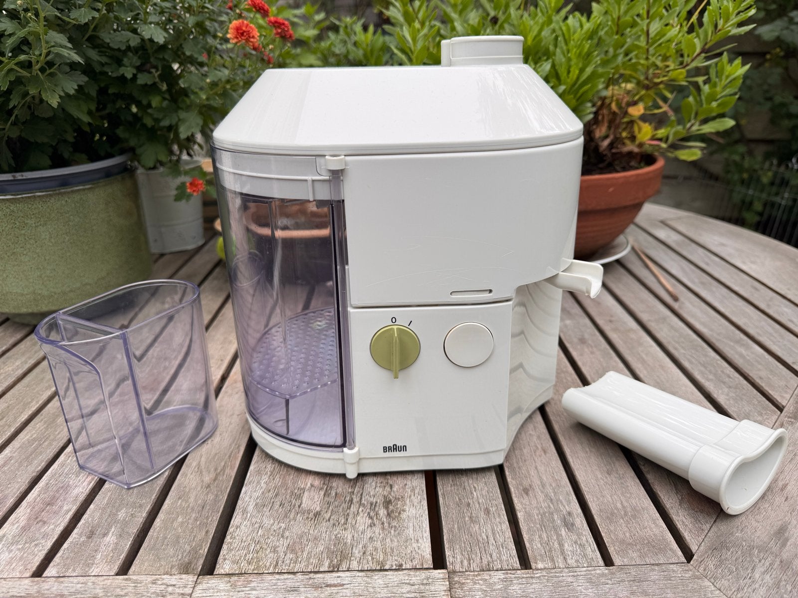 Braun Sapcentrifuge - Vers Geperst Sap in een Oogwenk, Ophalen of Verzenden, Gebruikt, Elektrisch, Sapcentrifuge