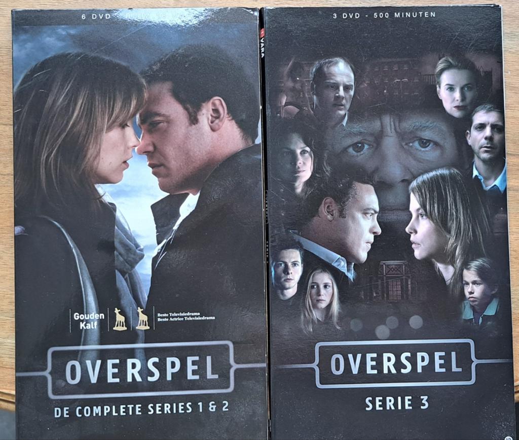 OVERSPEL, seizoen 1, 2 en 3...., Alle leeftijden, Ophalen of Verzenden, Zo goed als nieuw, Detective en Krimi