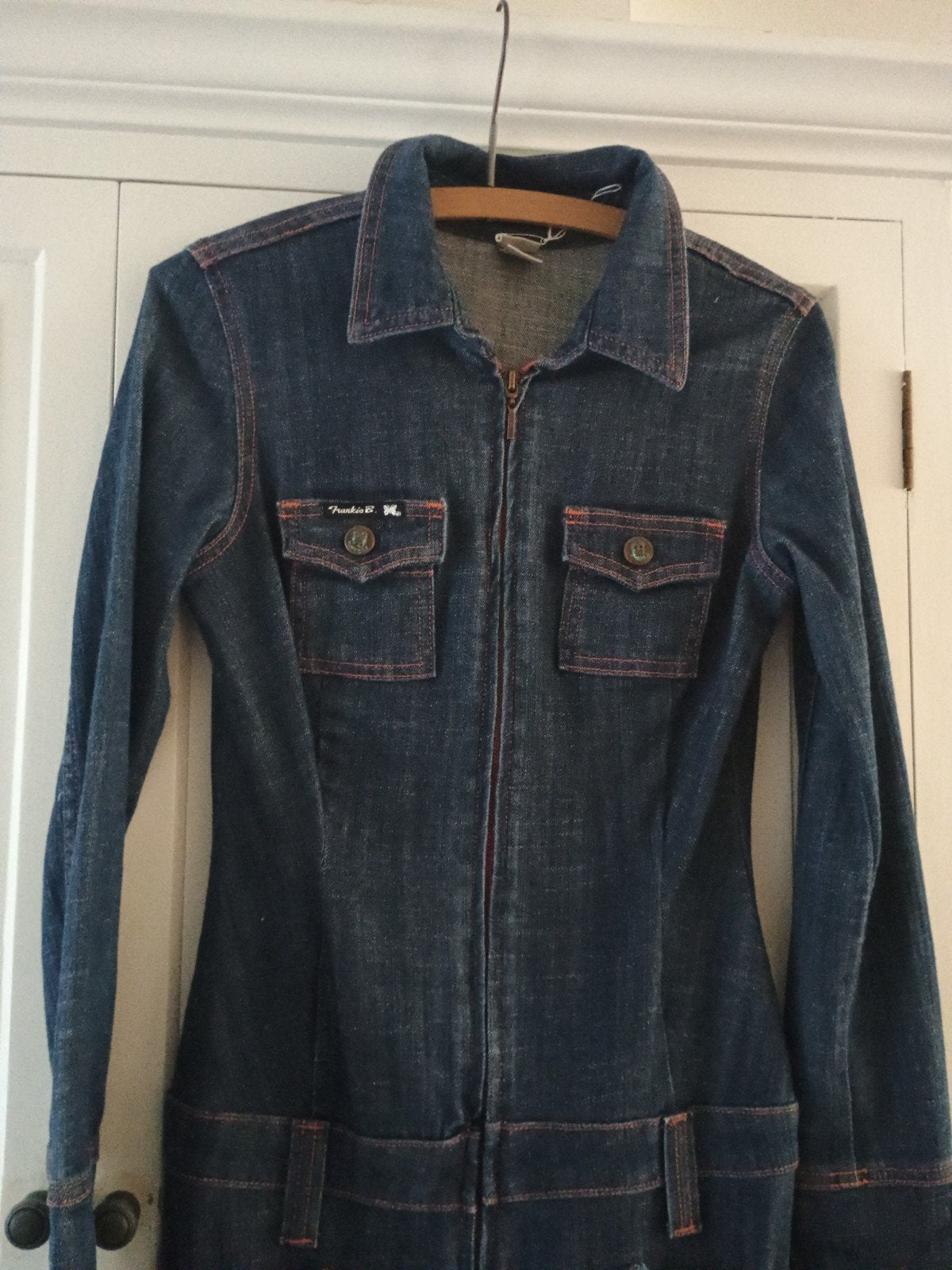 Frankie B. Spijkerpak Maat S, Kleding | Dames, Jumpsuits, Frankie B., Blauw, Ophalen of Verzenden, Maat 36 (S)