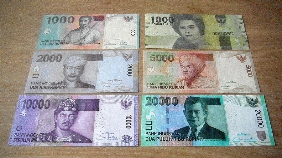 Indonesie, 6 verschillende biljetten 1.000 tot 20.000 (UNC), Verzenden, Zuidoost-Azië, Setje