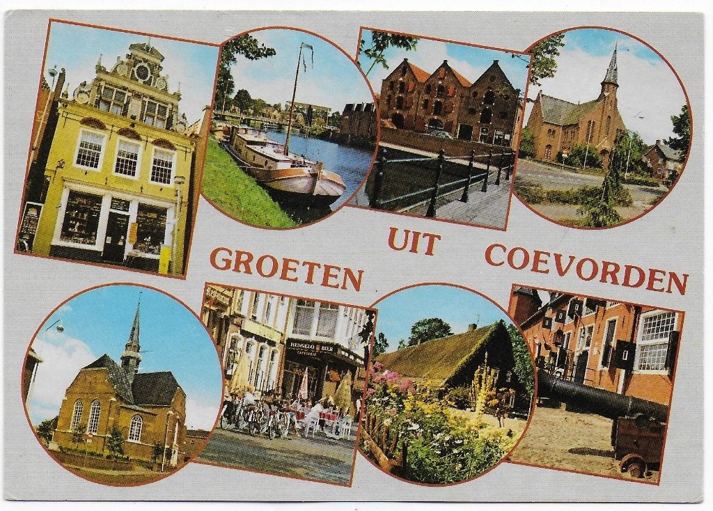 Coevorden Gelopen Ansichtkaart ( B6112 ), Ophalen of Verzenden, 1960 tot 1980, Gelopen