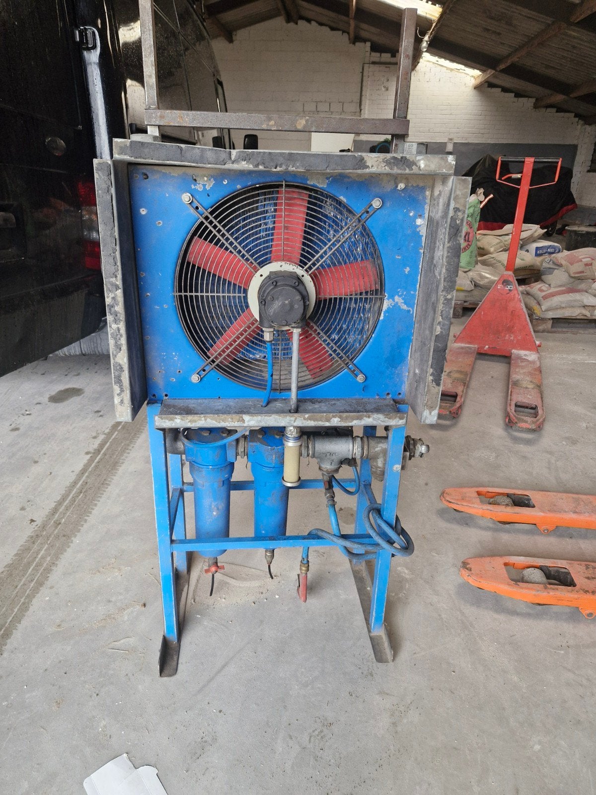 Industriële luchtkoeler / compressor koeler, Doe-het-zelf en Verbouw, Ophalen, Gebruikt