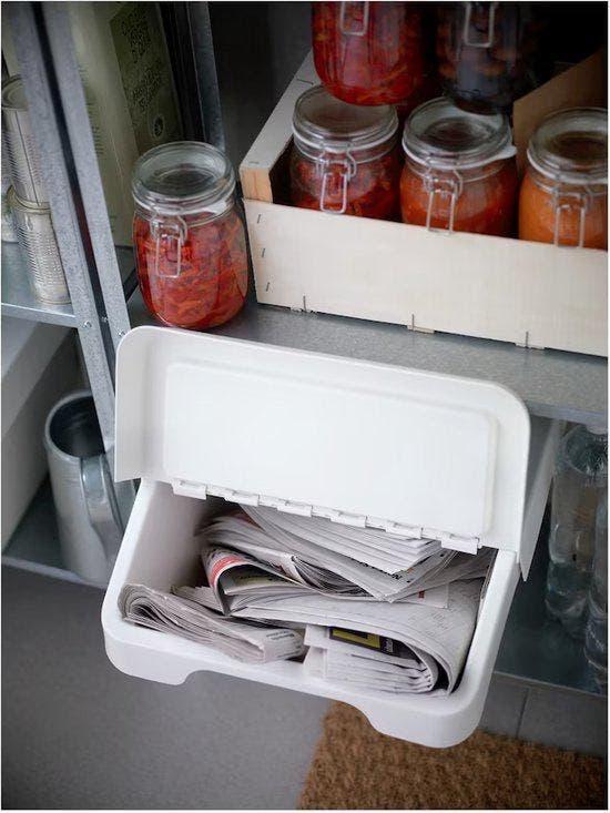 Ikea sortera stapel opbergbak met deksel, Doe-het-zelf en Verbouw, Kratten en Dozen, Ophalen, Minder dan 40 cm, Doos, Minder dan 35 cm