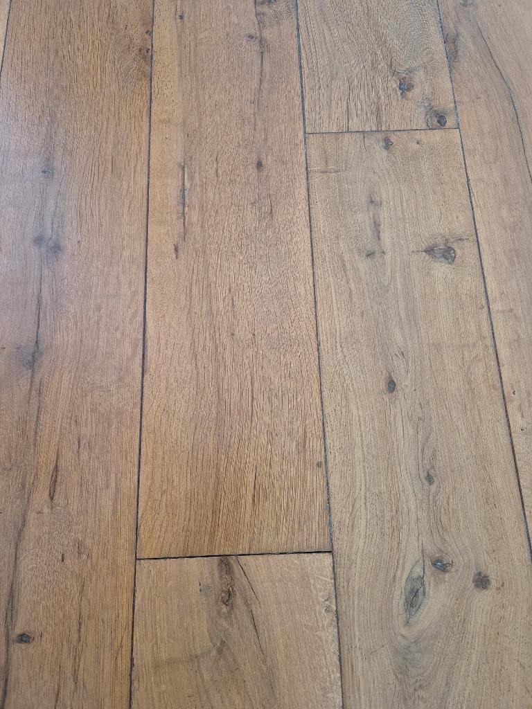 Massief houten vloer ruim 35m2, Ophalen, Gebruikt, Vloerdelen of -planken, 10 m² of meer