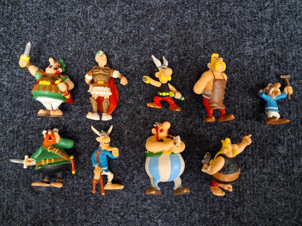 Lot figuren Asterix en Obelix, Verzamelen, Ophalen, Asterix en Obelix, Zo goed als nieuw, Beeldje of Figuurtje